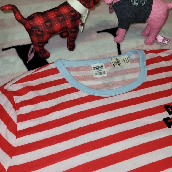 VS PINK "DO IT FOR THE GRAM" Tshirt Large NWT - Picture 7 of 9